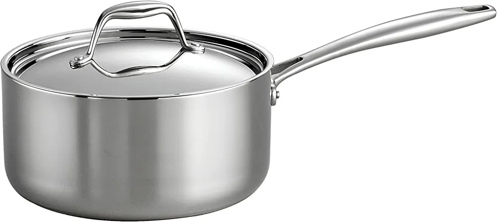 Tri-Ply Stainless Steel Saucepan