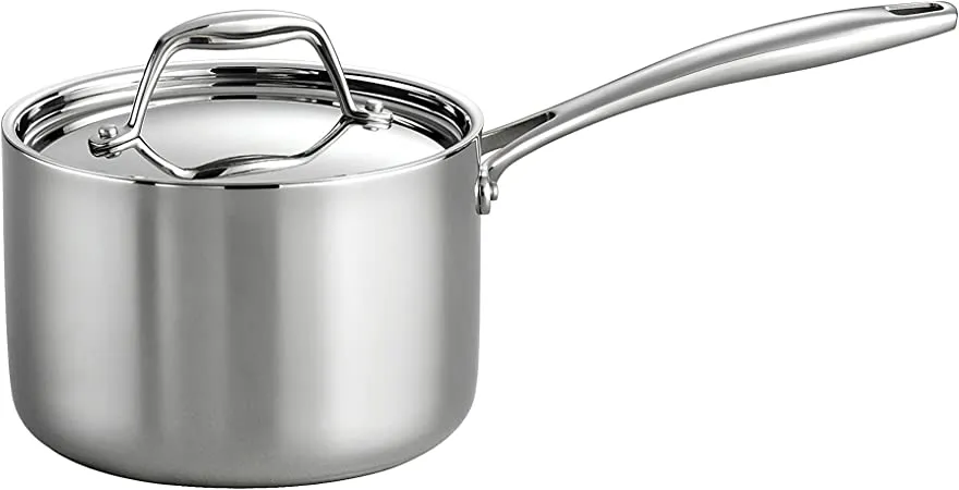 Tri-Ply Stainless Steel Saucepan