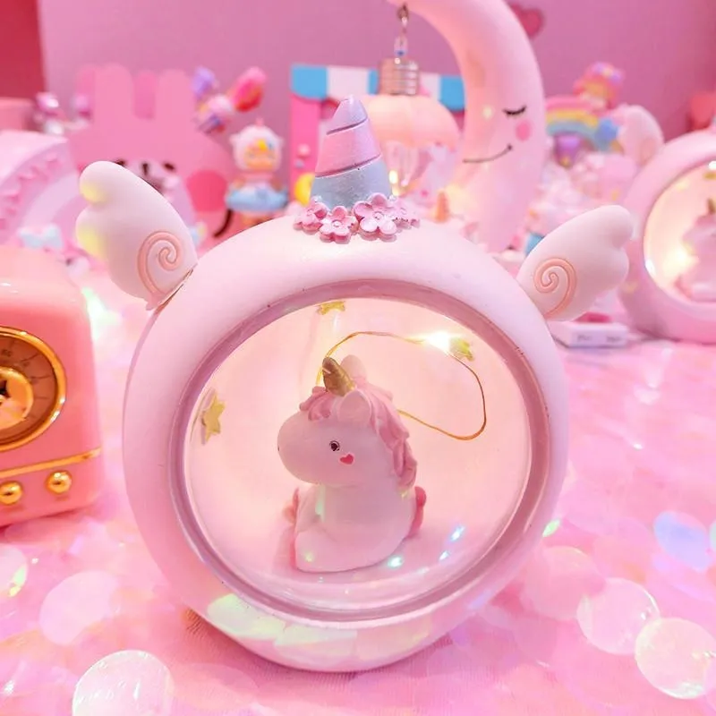 Unicorn Globe Night Light