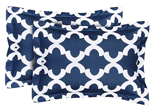 Utopia Bedding Printed Comforter Set (Queen, Navy) with 2 Pillow Shams