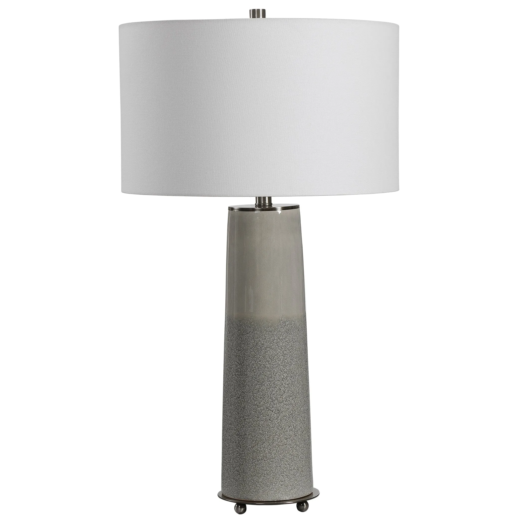 Uttermost Abdel Gray Glaze Table Lamp