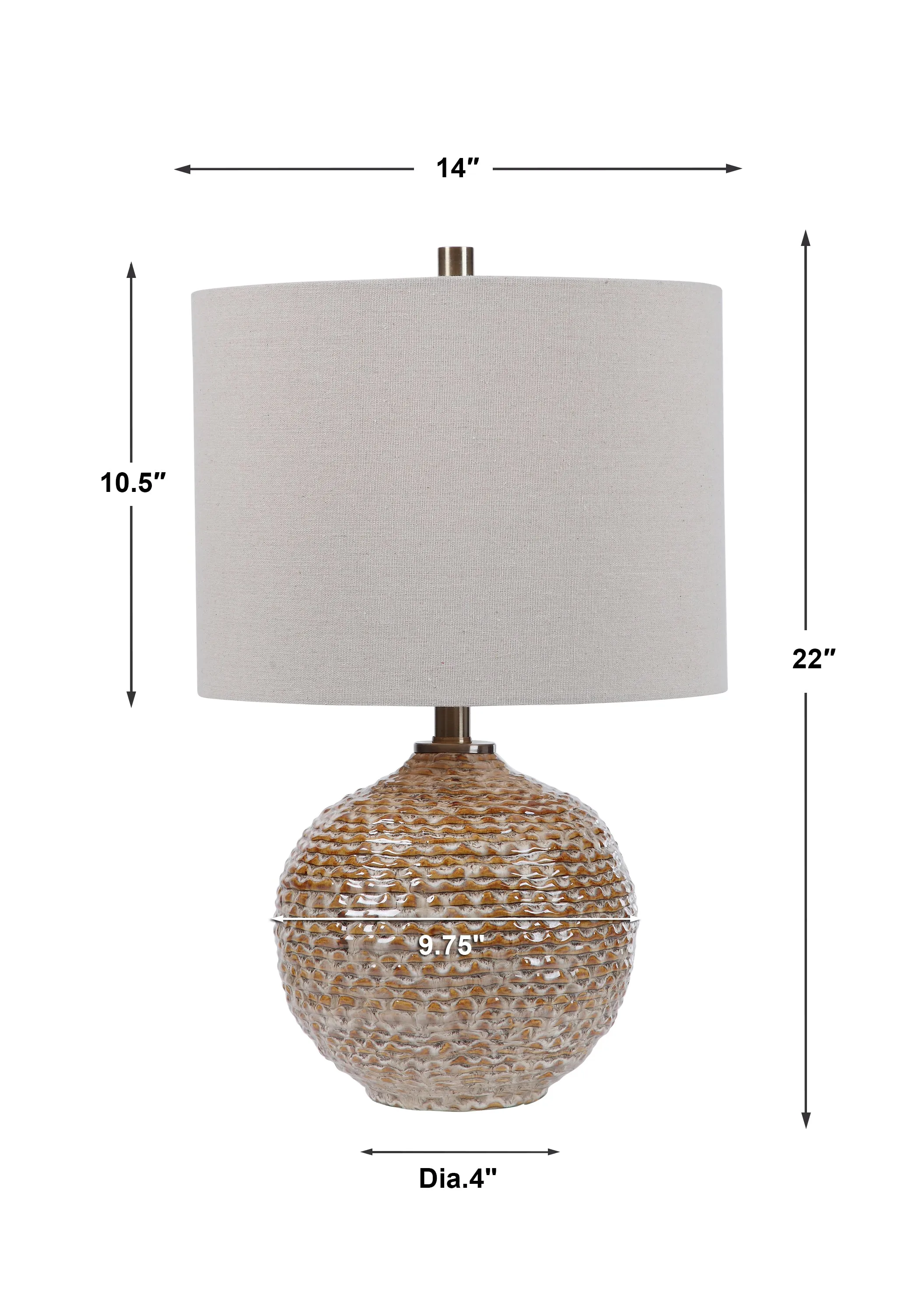 Uttermost Lagos Rustic Table Lamp