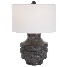 Uttermost Timber Carved Wood Table Lamp