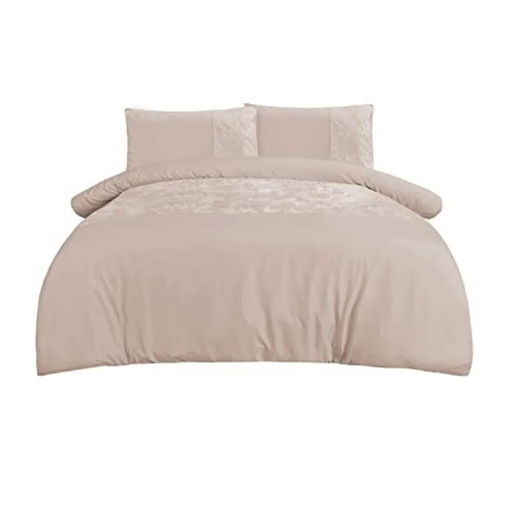 VELVET CUFF CHAMPAGNE BEDSET SB