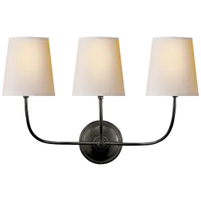 Vendome Triple Sconce