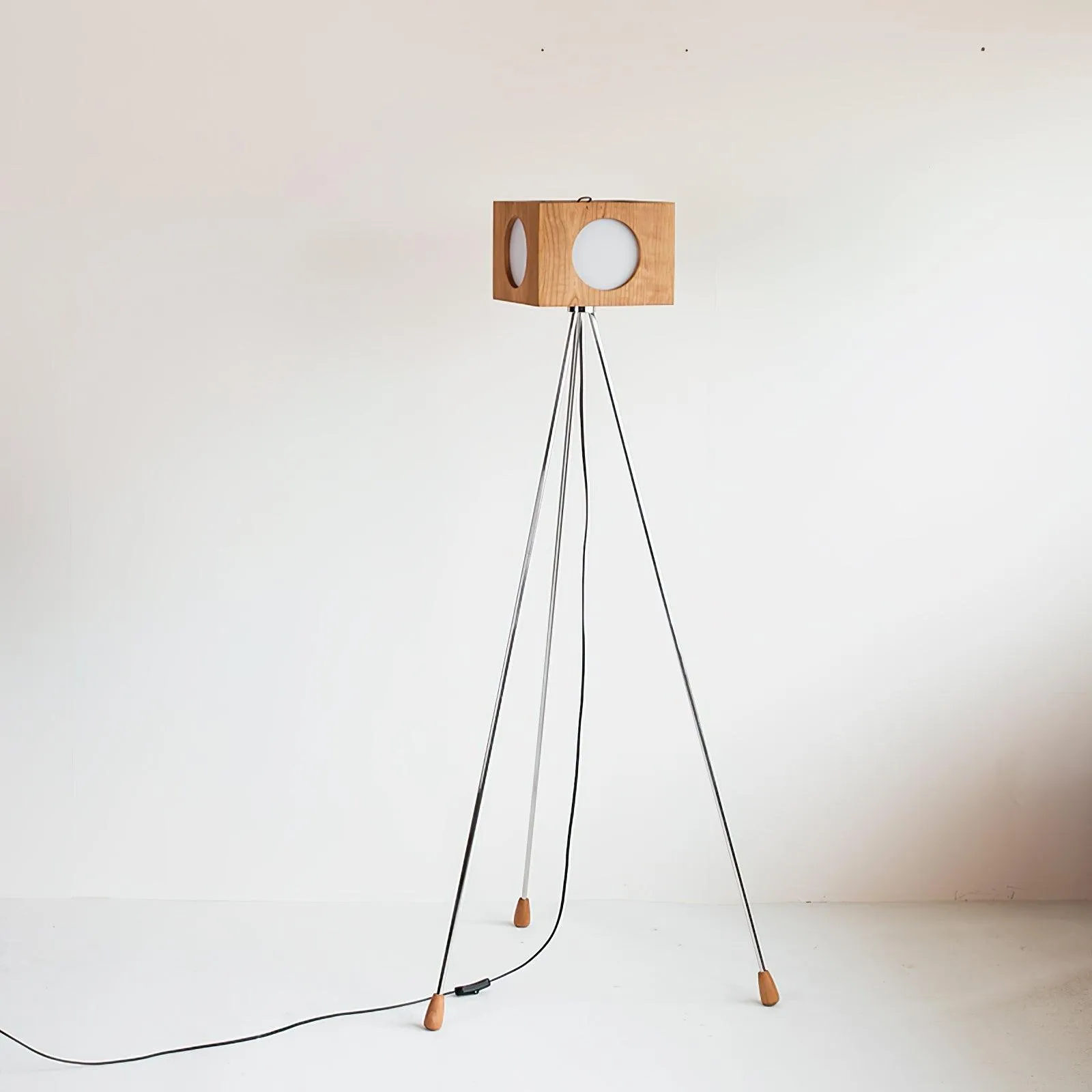 Vintage Tripod Camera Floor Lamp