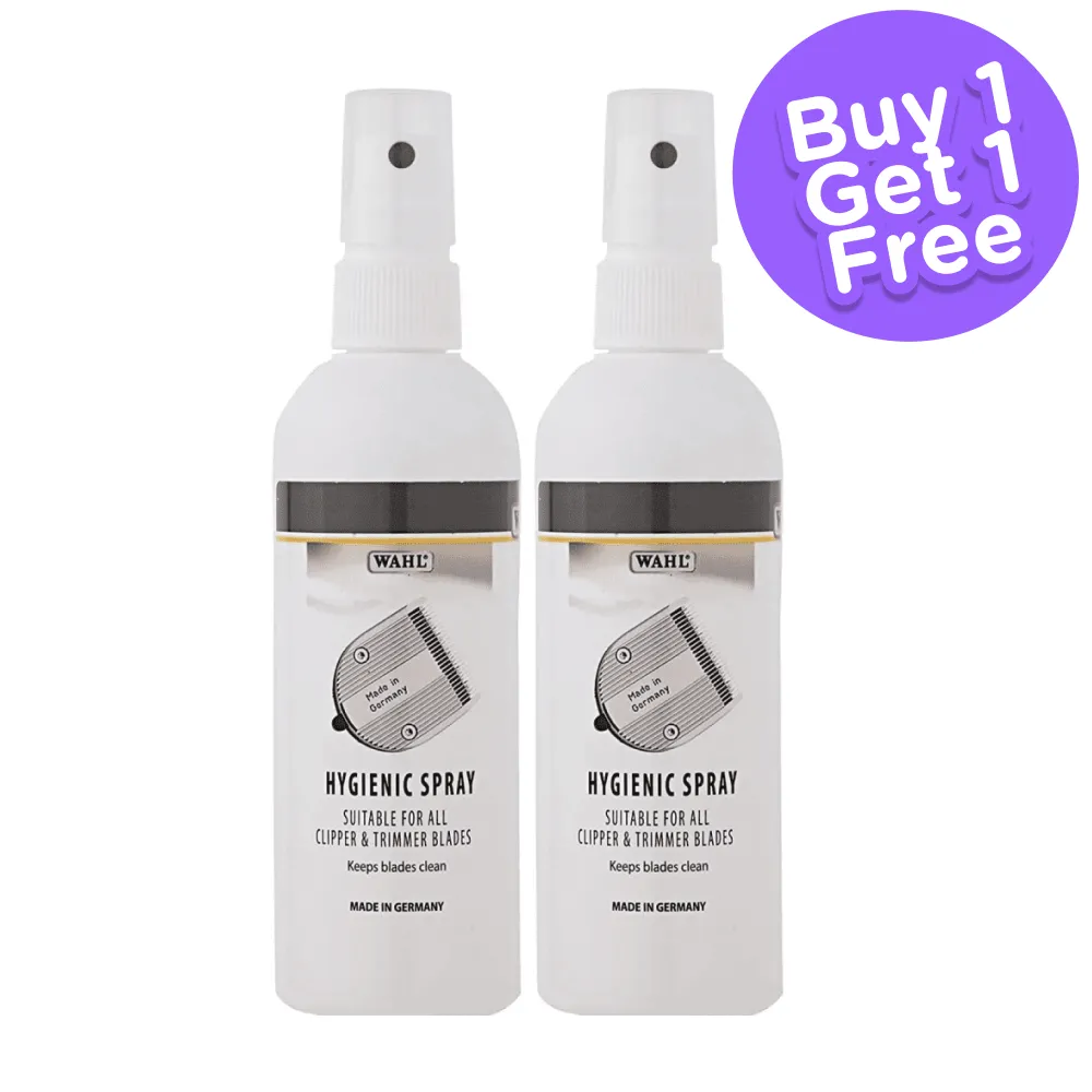 Wahl Hygienic Spray For All Clipper & Trimmer Blades (Buy 1 Get 1) (Limited Shelf Life)