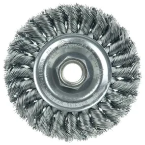 Weiler Twist Knot Wire Wheel - 4" Steel 13120