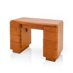 Wood Rounded Edges Desk