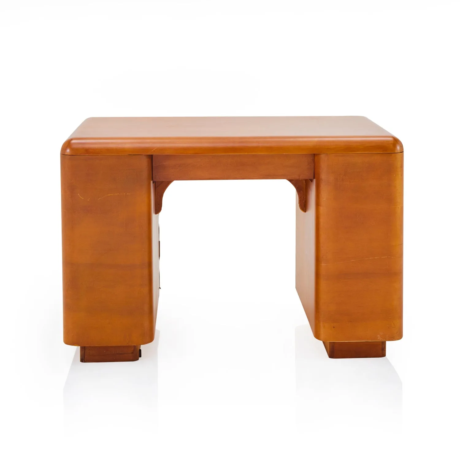 Wood Rounded Edges Desk