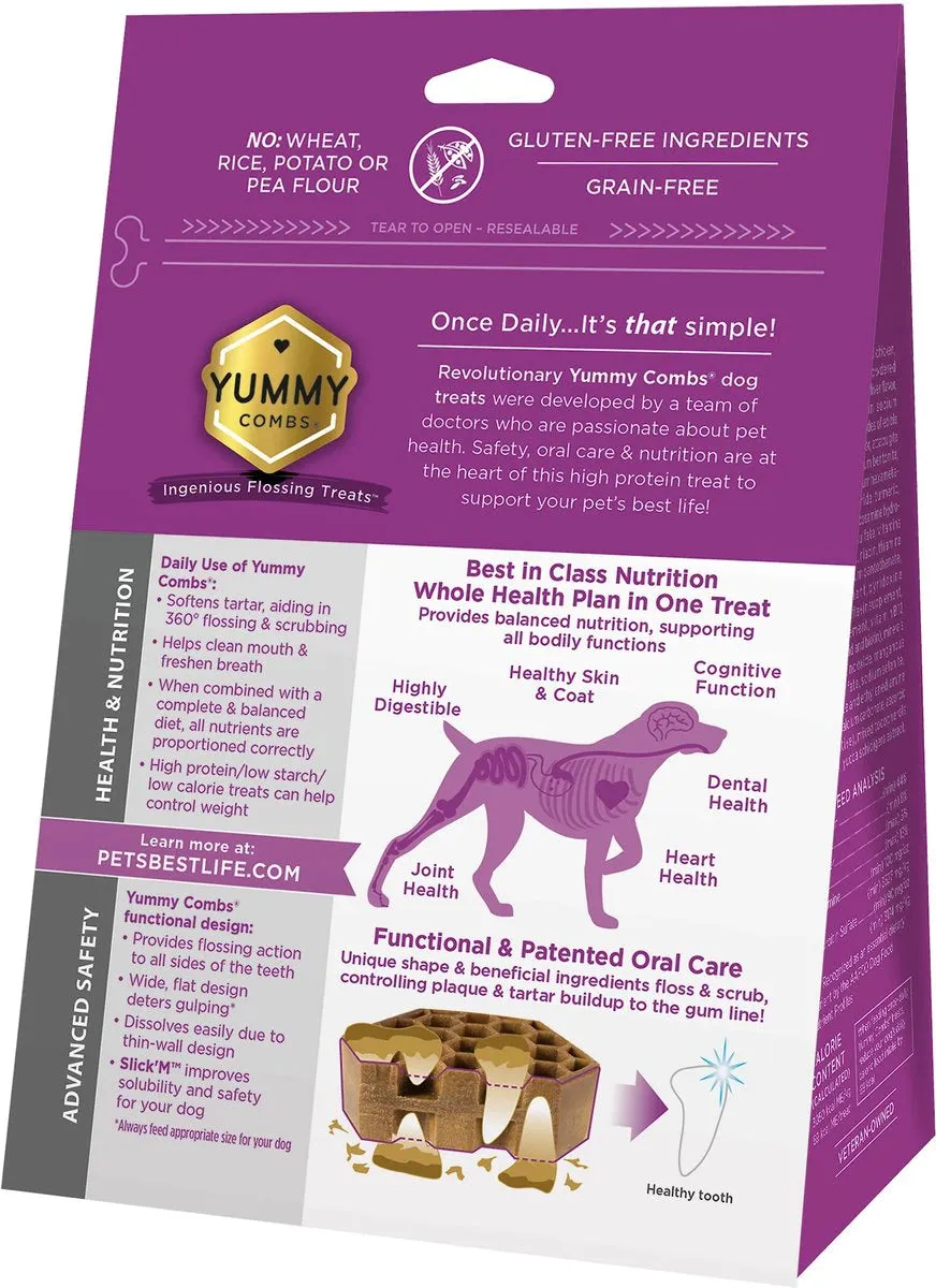 Yummy Combs Dental Treats for Medium Adult Dogs